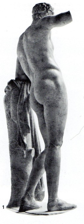 Praxiteles (1st half of 4th century BC): Hermes (or copy?). Paros marble. About 350-330 BC. Olympia Museum. P.34