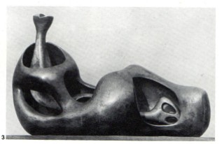 Henry Moore (b.1898): Reclining Figure. Bronze. 1951. Private Collection. p300
