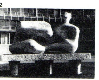 Henry Moore (b.1898): Reclining Figure. Marble. 1957-8. UNESCO Building, Paris. p300